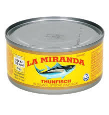 tonijn185 gram blik  stukken in zonnebloemolie la