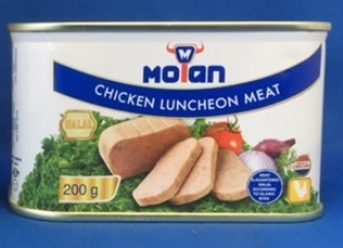 chicken luncheon 200g blik easy open  meat halal