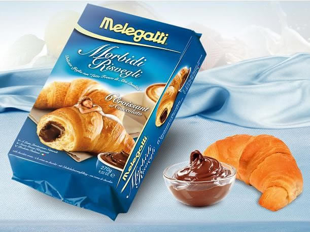 croissants 6-pack met chocoladevullling (270g) mel