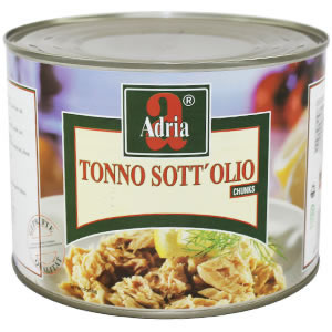 tonijn chunks in olie 1705 gr adria