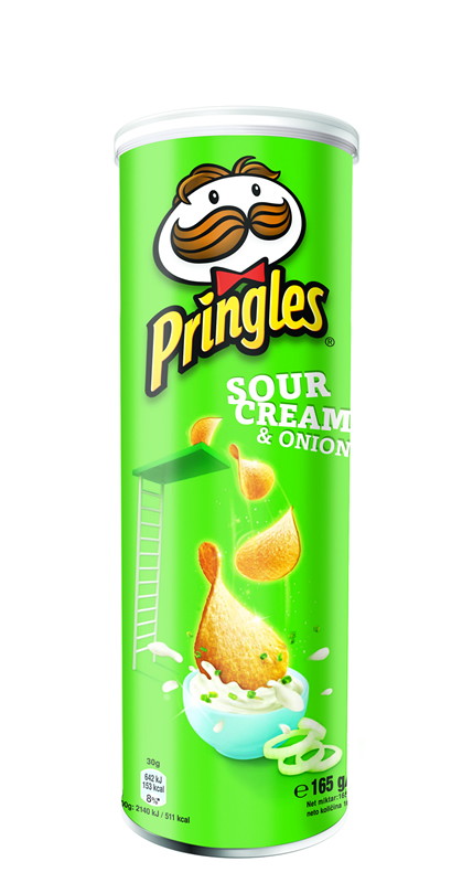 pringles sour cream&onion 18x165 gr