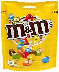 m&m's geel