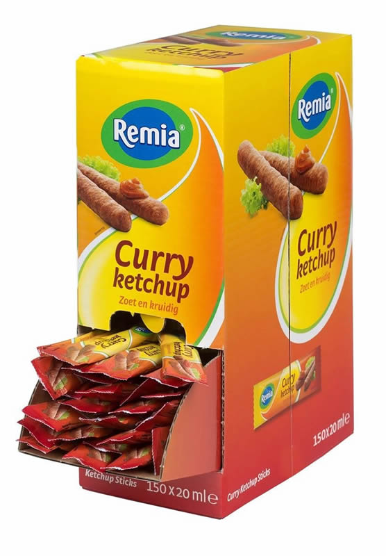 remia curry ketchup sticks 150 * 20 ml