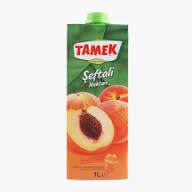 tamek peach 12 x 1 ltr tetrapak