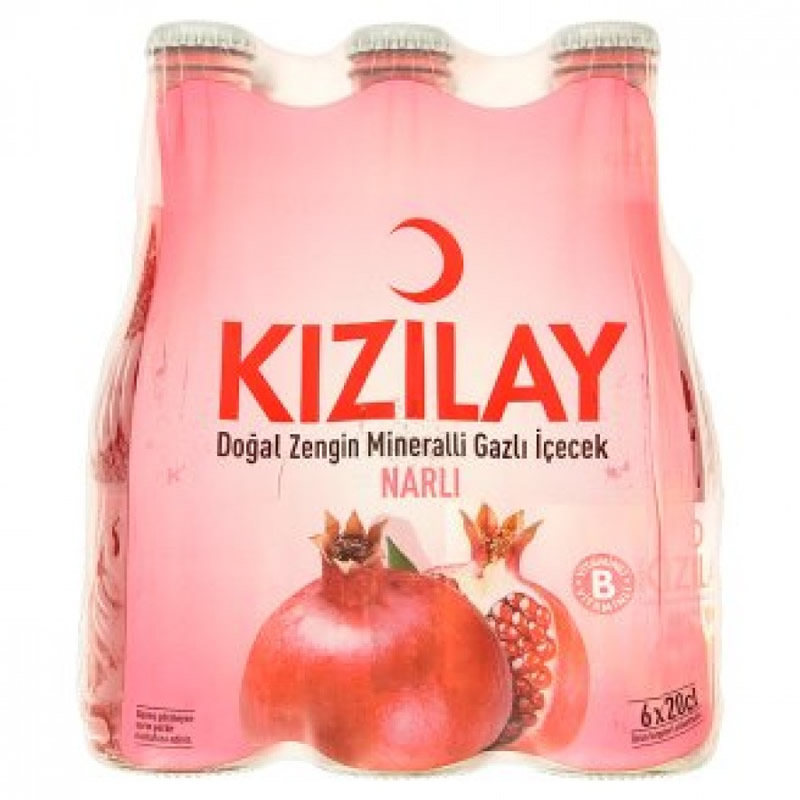 kizilay nar - granaatappel 24 x 200 ml glas