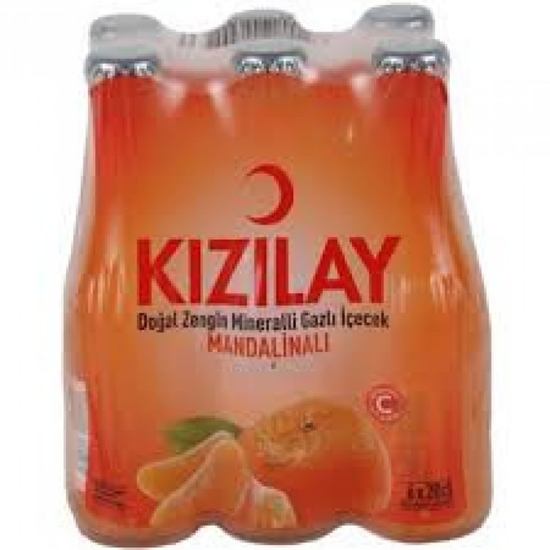 kizilay mandarijn 24 x 200 ml glas