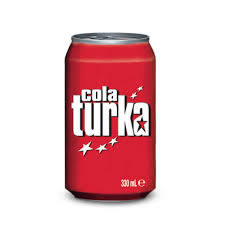 cola turka 24 x 330 ml blik reclame