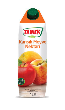 tamek multi (peach apple orange) 12 * 1 ltr