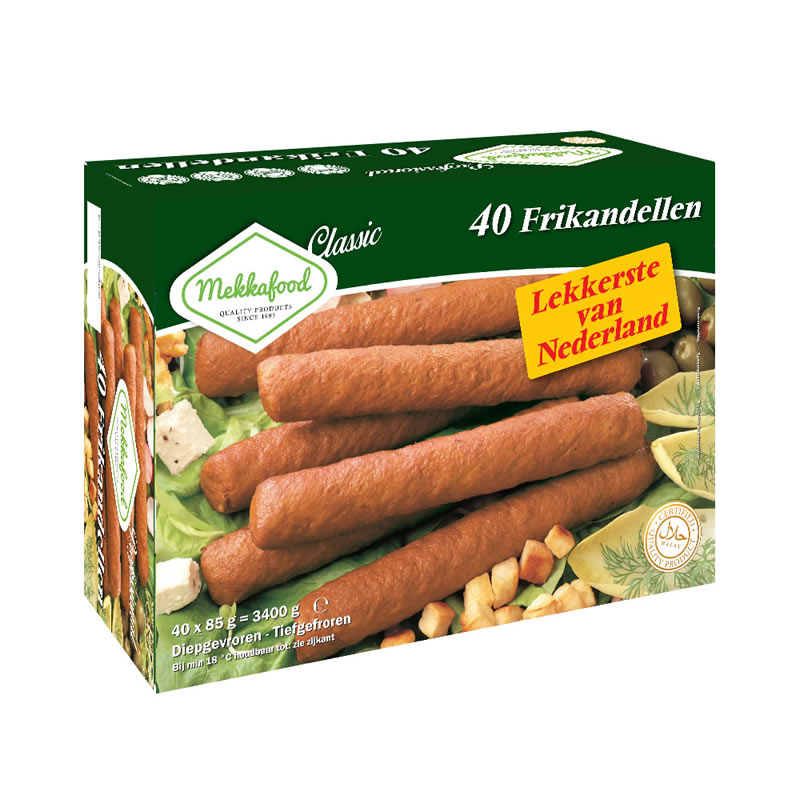 mekka food frikandel horeca 40 x 85 g