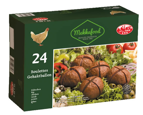 mekka food bouletten 24 * 140 gram