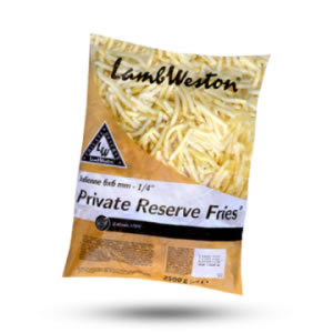 lamb weston f62 p.r. frites 6x6mm diepv. 4x2,5 kg