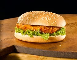 familie chikken crispy filetburger hot & spicy