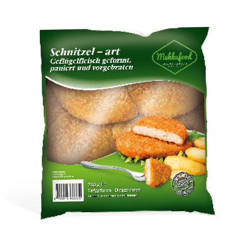 mekkafood schinitzel  750 gr