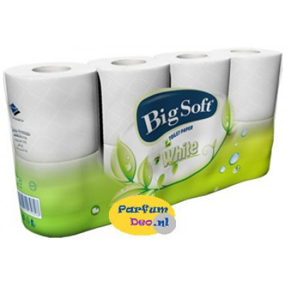 big soft white 4-rollen toiletpapier (2-laags)