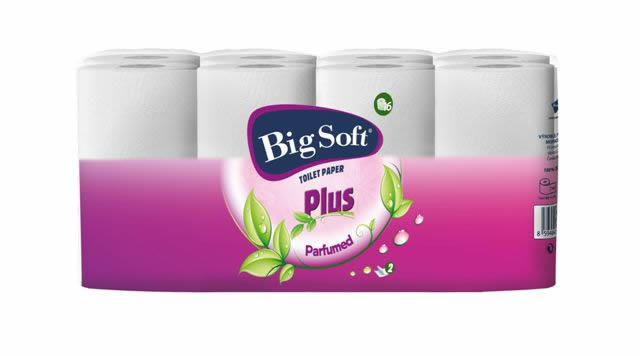 big soft plus 6 x16-rollen toiletpapier (2-laags)