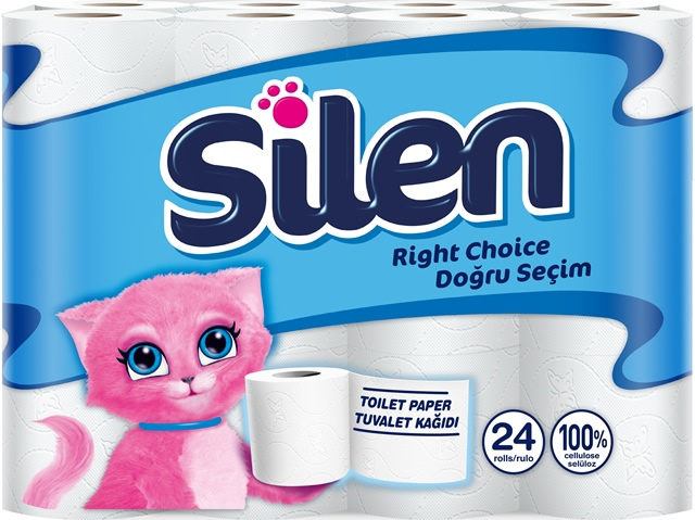 silen 24 x 3 pak toilet papier 2 laag