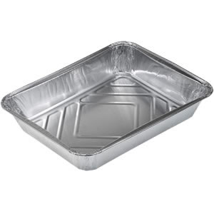 aluminium baklava schaal diep 52,5 cm 50 stuks