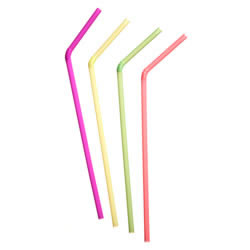 buigrietjes neon 5 mm x  210mm 500 stuks